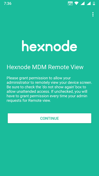 Hexnode MDM Remote View的第0张图片