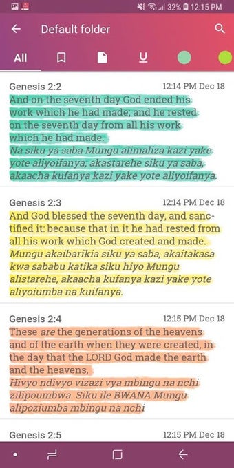 Bild 0 für English Swahili Bible, KJ…