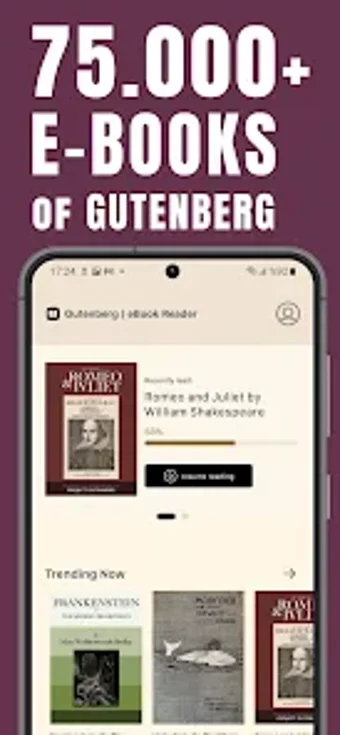 Obraz 0 dla Gutenberg  eBook Reader