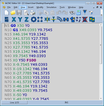 Image 0 for tkCNC Editor