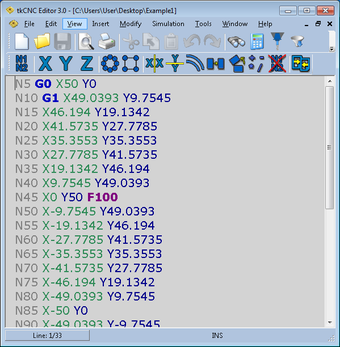tkCNC Editor