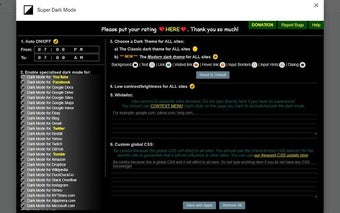 Super Dark Mode for Chrome