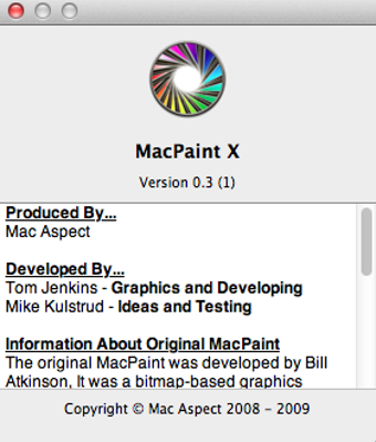 Image 0 pour MacPaint X