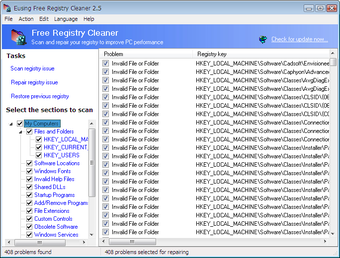 Obraz 1 dla Free Registry Cleaner