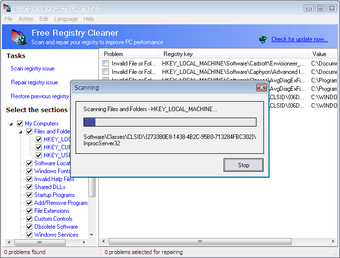 Obraz 2 dla Free Registry Cleaner