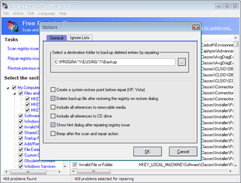 Immagine 2 per Free Registry Cleaner