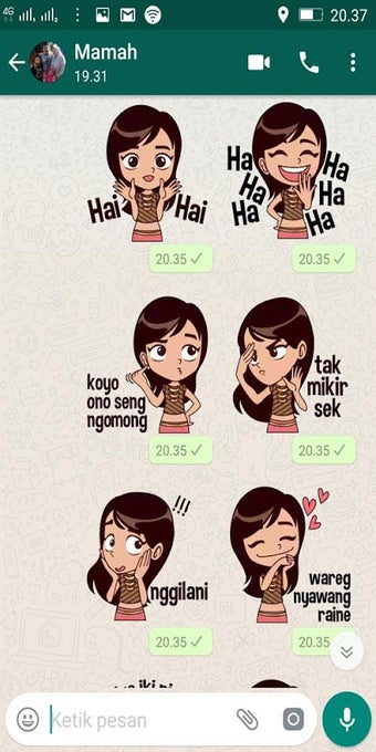 Obraz 0 dla Stiker WA Jowo Suzy WAsti…