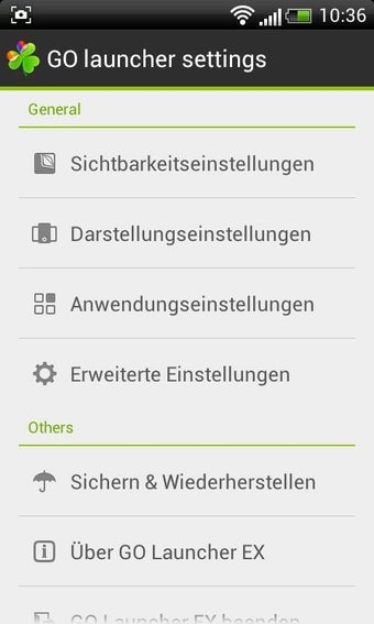 Bild 0 für GO LauncherEX German lang…