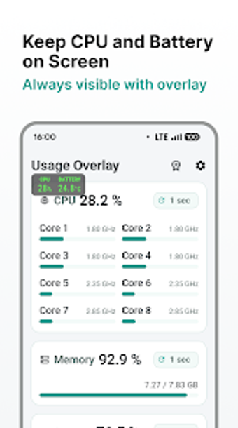 Overlay Monitor CPUBatter…の画像0