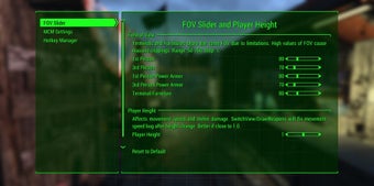 Obraz 0 dla FOV Slider and Player Hei…