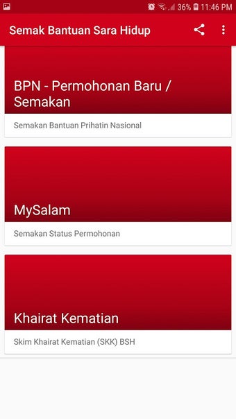 Image 0 pour Semak Bantuan Sara Hidup