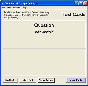 Obraz 0 dla CueCard