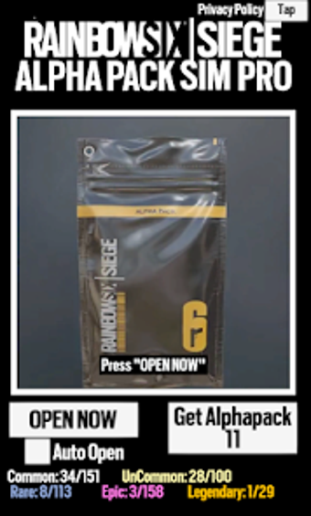 Obraz 0 dla R6S: Alphapack Opening Si…