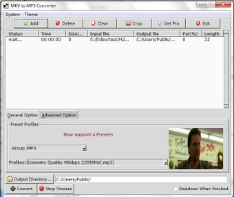 Imagen 0 para MKV to MP3 Converter