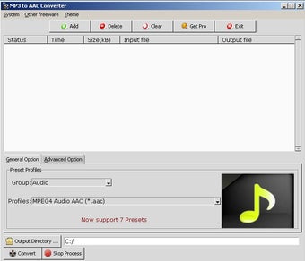 MP3 to AAC Converter