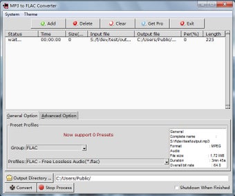 Image 0 for MP3 to FLAC Converter