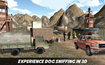 Border Patrol Sniffer Dog : Commando Army Dog Sim