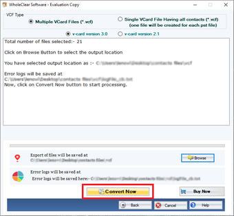 WholeClear CSV to VCF Con…の画像0