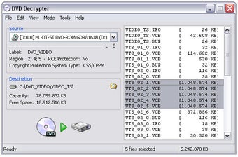 Image 2 for DVD Decrypter