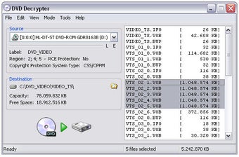 DVD Decrypterの画像2