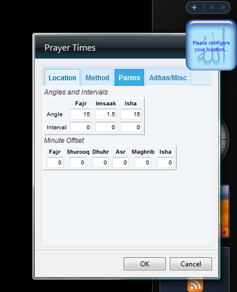 Bild 2 für Islamic Prayer Times Wind…