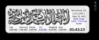 Immagine 3 per Islamic Prayer Times Wind…