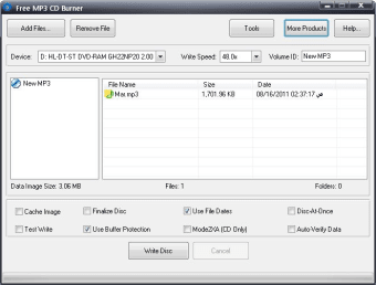 latín ruptura Sudán Descargar Free MP3 CD Burner 2 para Windows - Filehippo.com