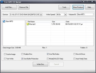 Free MP3 CD Burner