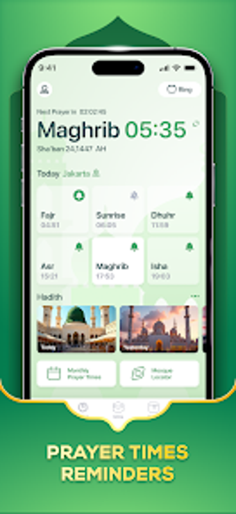 Image 0 for Huda: Quran Athan Qibla