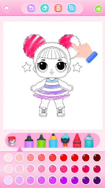 Doll Princess Coloring Ga…の画像0