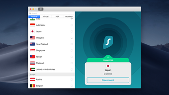 Obraz 2 dla Surfshark VPN for Mac