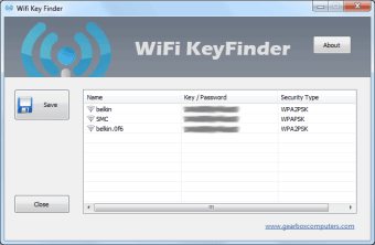 Wifi Key Finder