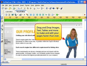 Bild 1 für CoffeeCup HTML Editor