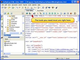 Obraz 2 dla CoffeeCup HTML Editor