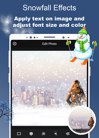 Snowfall Editor - Snowfall Photo Effects