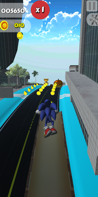 Blue Hedgehog Dash Runner