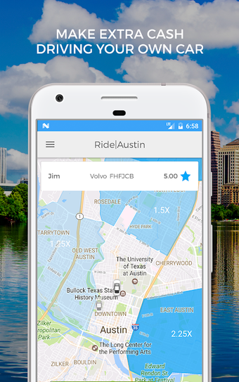 Ride Austin TNC Driver App