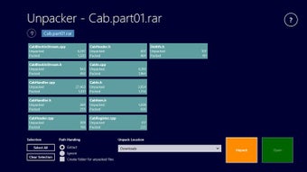 Unpacker for Windows 10