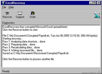 Recovery for Excel