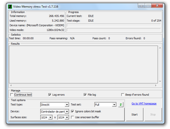 Bild 0 für Video Memory Stress Test