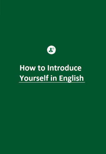 How to Introduce Yourself In English
