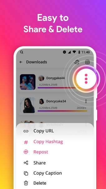 Downloader for Instagram