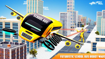Obraz 0 dla School Bus Robot Car Game
