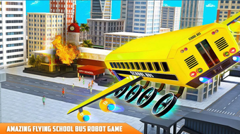 Obraz 3 dla School Bus Robot Car Game