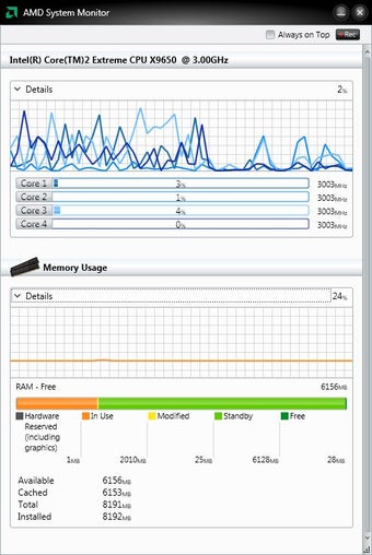 Immagine 0 per AMD System Monitor