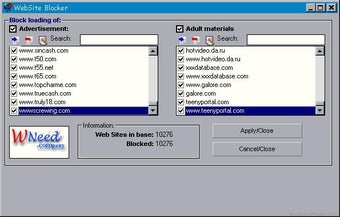 WebSite Blocker