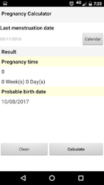 Pregnancy Calculator