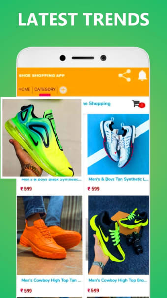 Men Shoes Online Shopping app