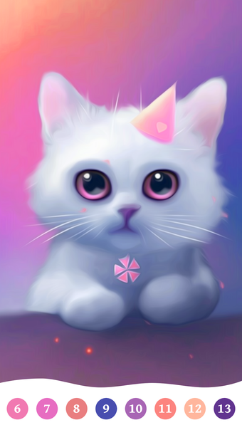 Immagine 0 per Cat Color by Number Paint…