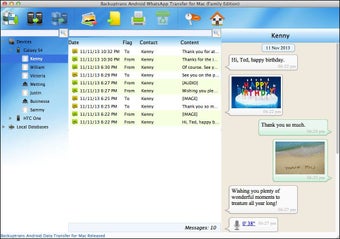 Backuptrans Android WhatsApp Transfer for Mac